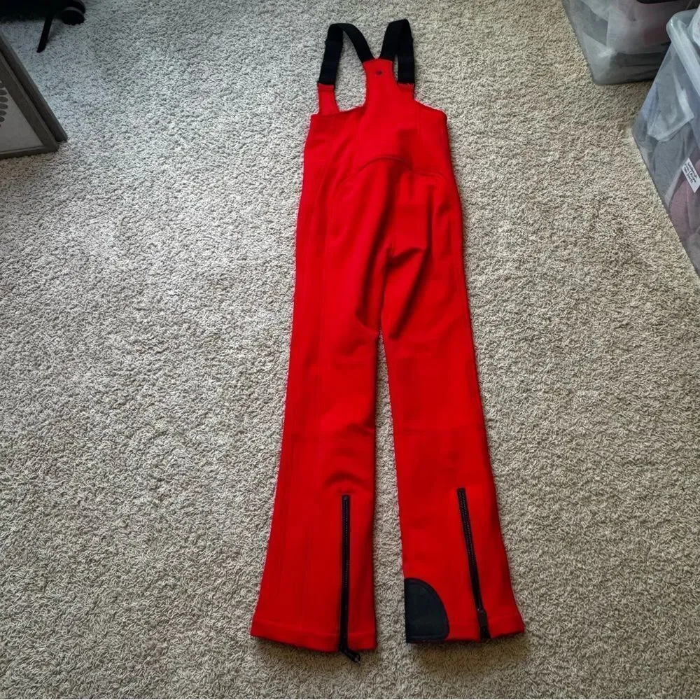 Goldbergh Phoebe Ski Pants Salopettes Bibs NWOT Flame Red US 8